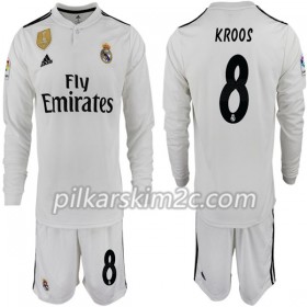 Koszulka Real Madryt KROOS 8 Dziecięca Główna 2018-2019 - Koszulki Piłkarskie(L/S)